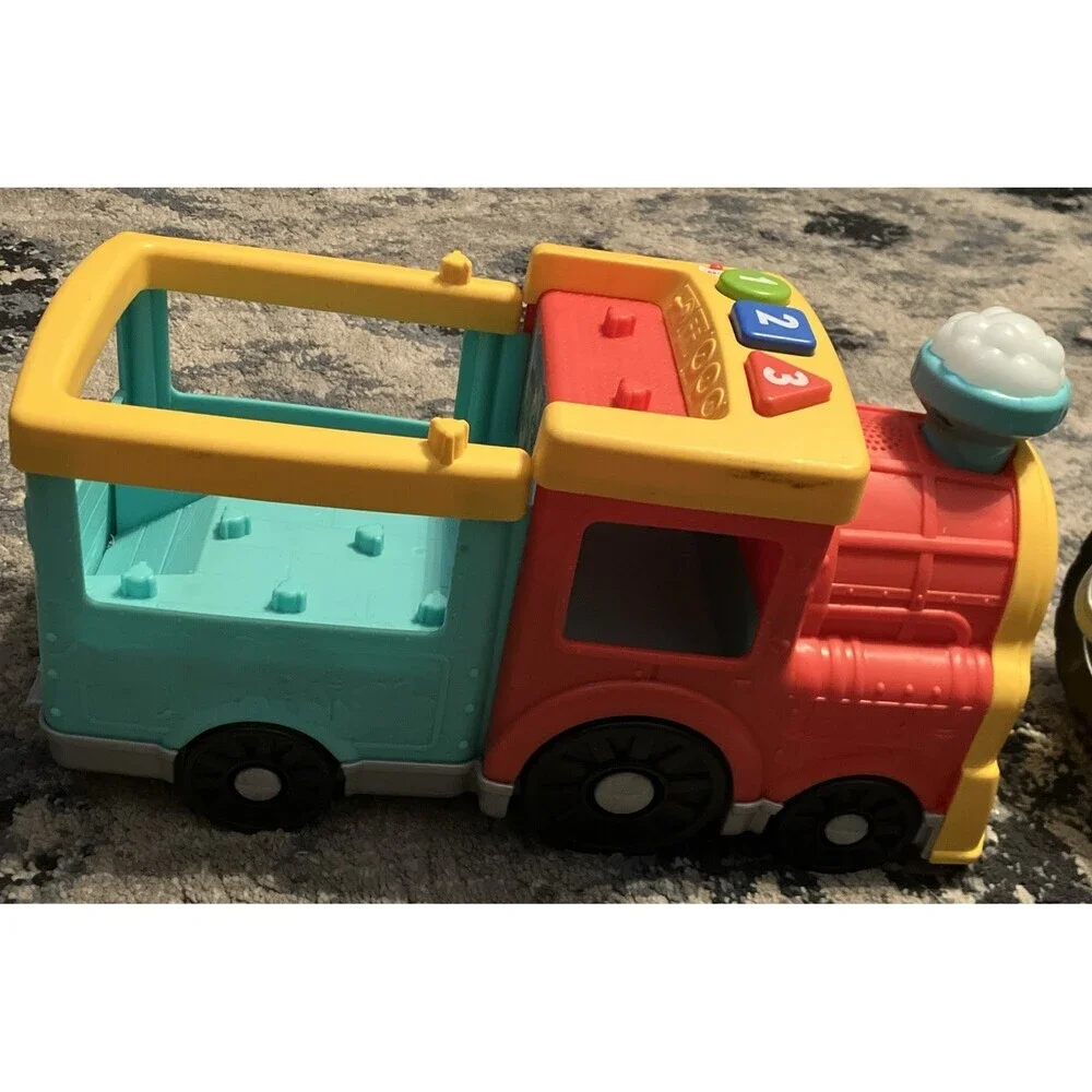 Fisher-Price Big Train Toy W/Lights Music & Smart Learn